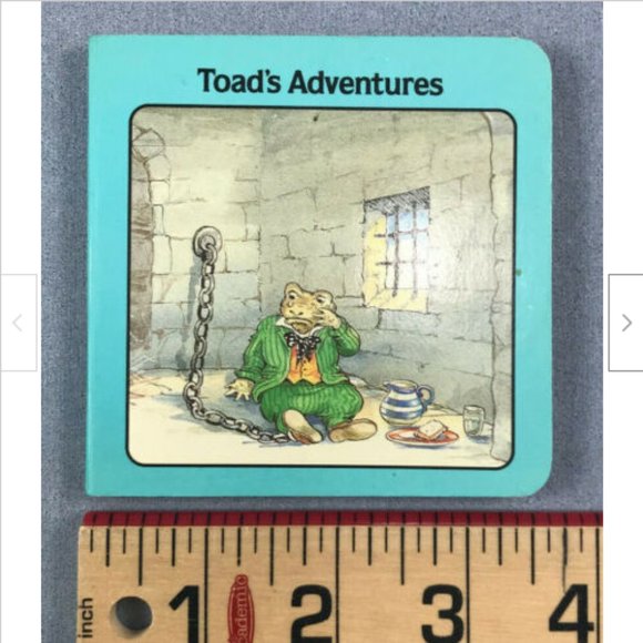 Toads Adventures Chatham Award 1988 Arlington Mini Board Book Wind in Willows - Picture 1 of 5